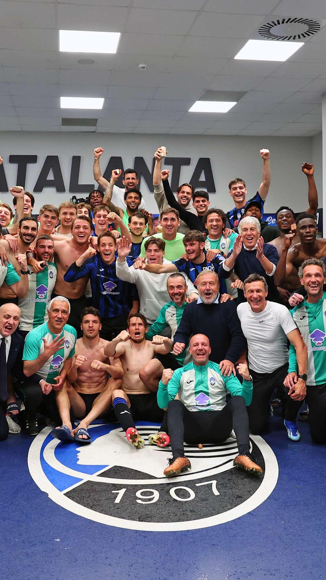 Qualificazione in Champions League, i festeggiamenti