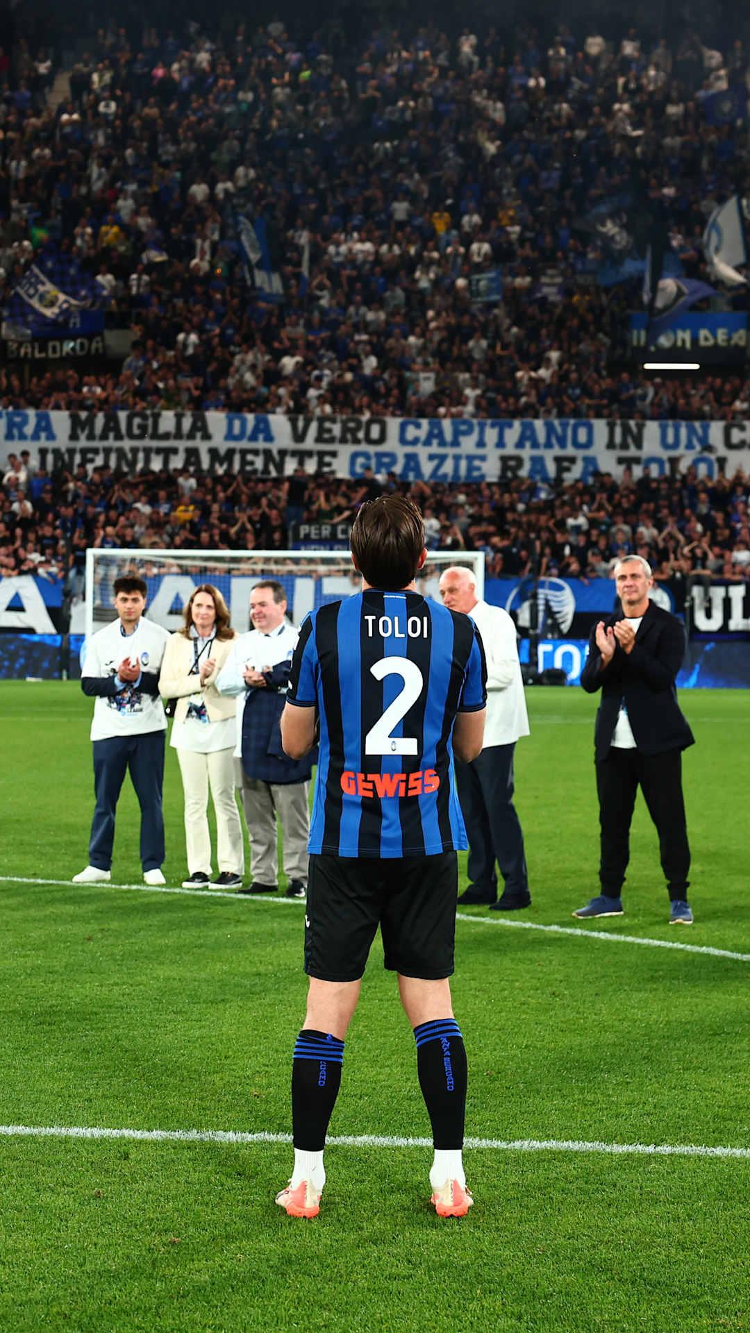 Grazie Capitano, la festa per Rafa Toloi